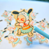 Lil Sonny Peeks Stickers - Pochacco and Cinnamoroll