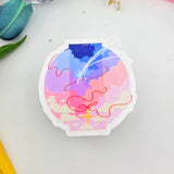 Red String of Fate CLEAR Stickers