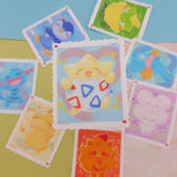 Lil Pokemon Matte Stamp Stickers