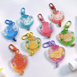 Sweet Perfume Heart Magnet Keychains