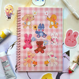 Pink and Cute - A5 Reusable Stickerbooks