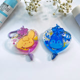 Sweet Perfume Heart Magnet Keychains