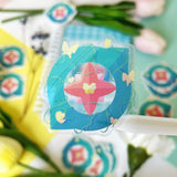 Songs for Stay Clear Compass Stickers